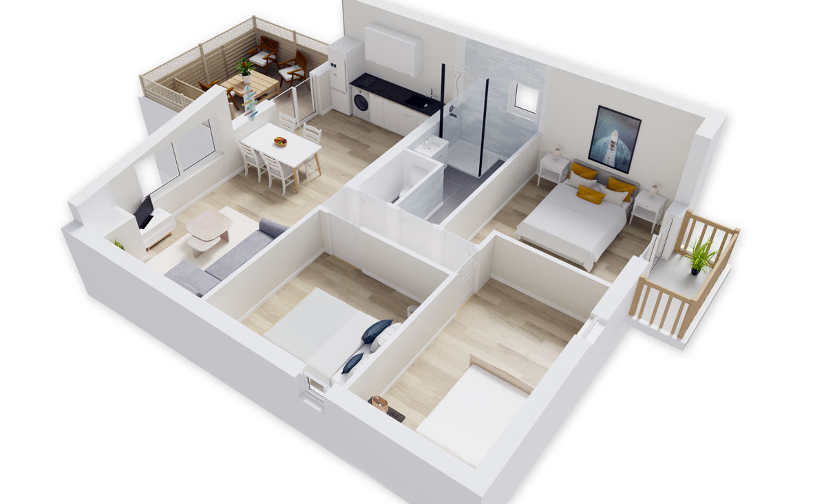 Appartement T4 à Claouey, Cap Ferret